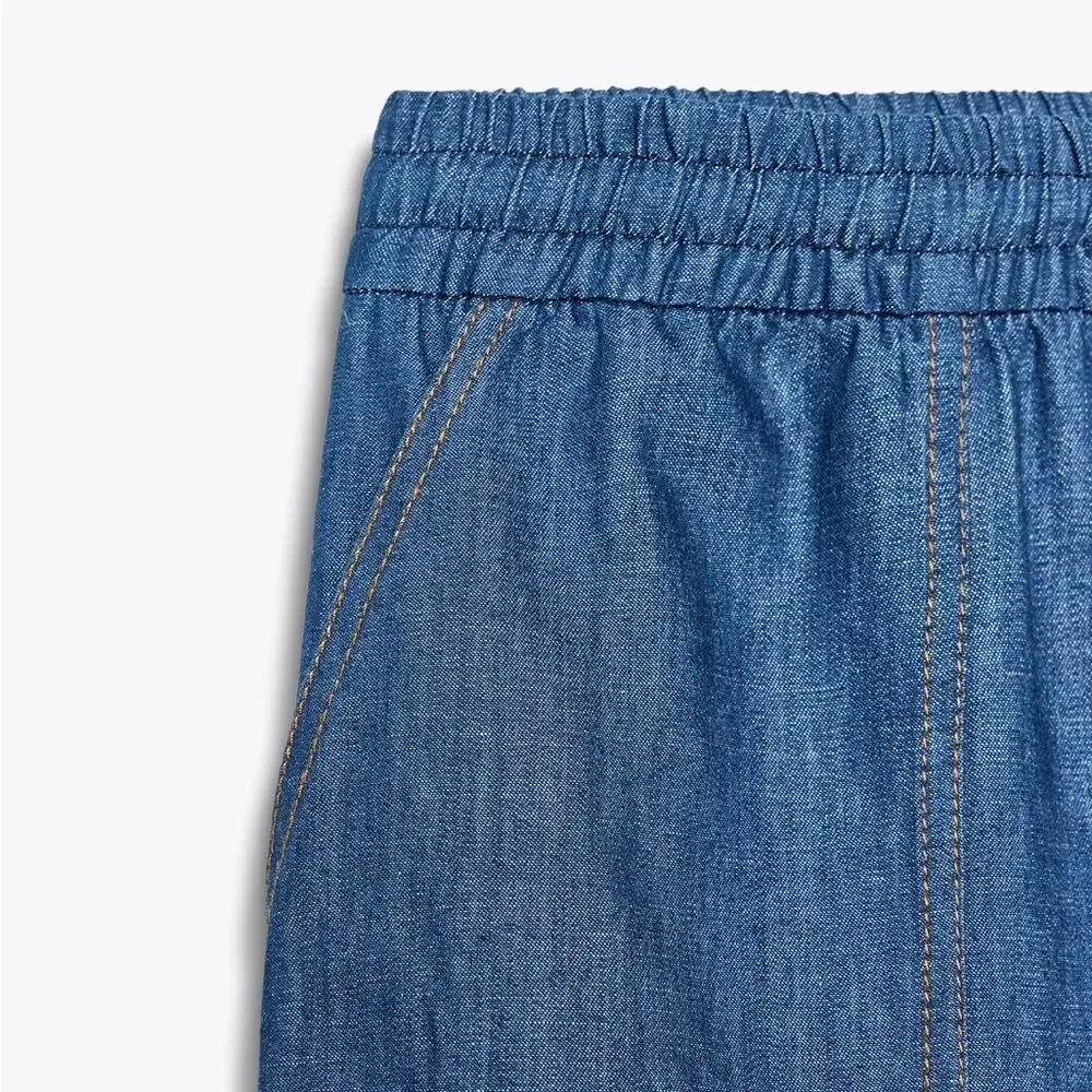 ZARA LINEN JOGGER PANTS